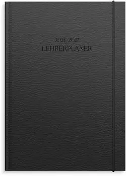 Burde Lehrerplaner 2026/2027, schwarz, A5 (7340188007914)