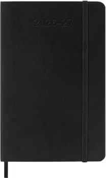 Moleskine Wochenkalender 2026-2027 18 Monate, Softcover, schwarz, Pocket (9x14cm)