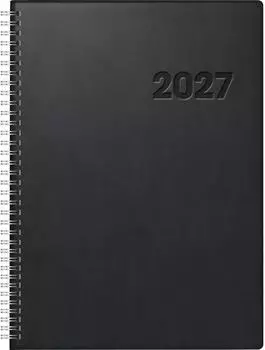 Rido Buchkalender Conform 2027 A4, Kunststoff, schwarz (7027501907)