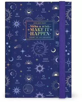 Legami Tagesplaner 16 Monate 2026/2027 Medium, Celestial (AG2716043)