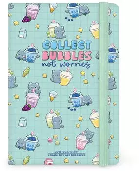 Legami Wochenplaner Kitty Bubble Tea 16 Monate medium 2026-2027 (AG2716059)