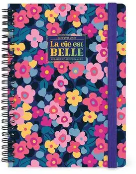 Legami Wochenplaner Spiralbindung 16 Monate Large Flowers 2026-2027 (AG2716063)