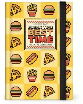 Legami Food Pixel Tageskalender 16 Monate 2026-2027, Medium (AG2716052)