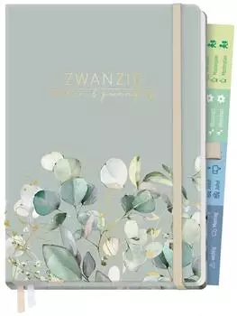 Häfft Chäff-Timer Premium 26/27 Buchkalender 17 Monate A5 Minty Leaves