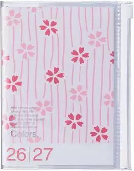 Mark's Europe Terminkalender 2026/27 A6 Pattern Cherry Blossom