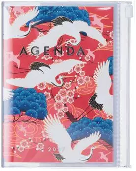 Mark's Europe Diary A6 Japan / Birds, rot (2026/27)