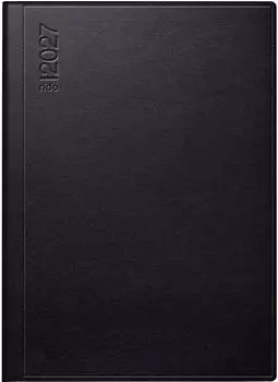 Rido Taschenkalender perfect/Technik I 2027, A6, Kunstleder, schwarz (7018104907)