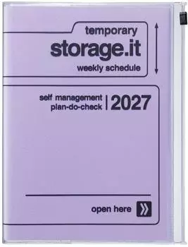 Mark's Europe Storage.it Kalender 2026/27 A5, lavendel