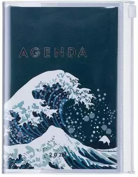 Mark's Europe 2026/27 Taschenkalender A6 Wave Navy (Japan)