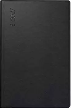 Rido Taschenkalender Industrie II 2027 A7, Leder, schwarz (7016288907)