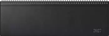 Rido futura 5 Schreibtischquerkalender 2027, 1 Woche/2 Seiten, Kunststoff schwarz (7031642907)
