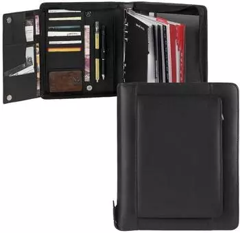 bind Terminkalender "Business" A5, Leder, schwarz (T300)