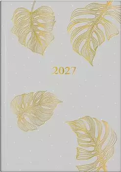 Brunnen Buchkalender Premium Young Line 2027 „Monstera" A5 (7028507037)