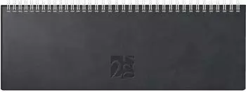 Rido AC-Terminer Pultkalender 2027, 1 Woche/2 Seiten, schwarz (7031702907)
