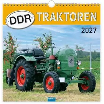 Trötsch Technikkalender DDR-Traktoren 2027