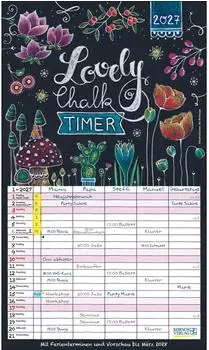 Korsch Verlag Lovely Chalk Timer 2027 | Mo Büdinger