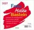 Korsch Verlag Foto-Malen-Basteln Bastelkalender quer weiß 2027