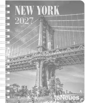 teNeues New York Diary 2027 Buchkalender, Wochenplaner 16,5x21,6cm