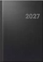 Buchkalender 763 21x29cm 1 Woche/2 Seiten schwarz 2027