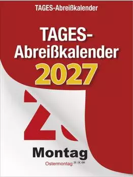 Korsch Verlag Tages-Abreisskalender 2027