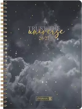 Brunnen Schülerkalender Style 2026/2027 'Clouds' | Kunststoff | DIN A5
