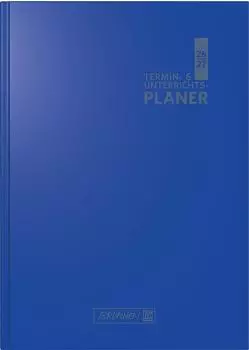 Brunnen Lehrerkalender Termin- & Unterrichtsplaner 2026/2027 A5, blau