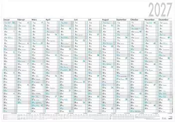 Zettler Plakatkalender 916 2027, 12 Monate, 100x70cm (916)