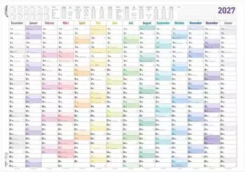Zettler Plakatkalender 925 Prisma 100x70cm 14 Monate 2027
