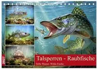 Talsperren - Raubfische (Tischkalender 2027 DIN A5 quer), CALVENDO...