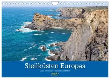 Calvendo Steilk&uuml;sten Europas Wandkalender 2027 DIN A4 quer
