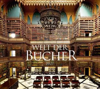 Ackermann Kunstverlag Welt der B&uuml;cher Kalender 2027, Spiralbindung