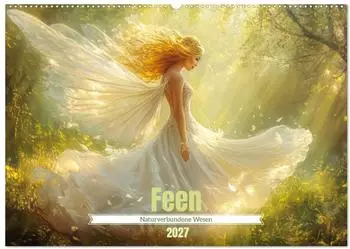 Calvendo Feen - Naturverbundene Wesen Wandkalender 2027 DIN A2 quer