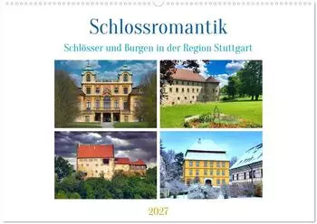 Calvendo Schlossromantik Wandkalender 2027, DIN A2 quer