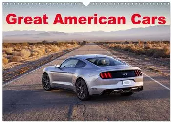 Calvendo Great American Cars Wandkalender 2027, DIN A3 quer