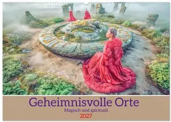 Calvendo Geheimnisvolle Orte &ndash; Magisch und spirituell, Wandkalender 2027 DIN A2 quer