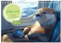 Otterwegs - 12 Monate tierischer Urlaubsspa&szlig; (Tischkalender 2026 DIN A5 quer),