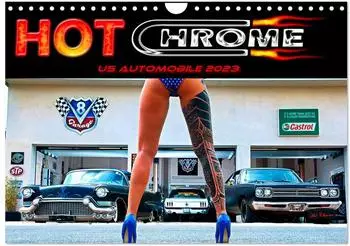 Calvendo Hot Chrome US Automobile Wandkalender 2027, DIN A4 quer