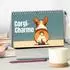 Calvendo Corgi-Charme Tischkalender 2027, DIN A5 quer, Monatskalender