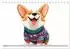 Calvendo Corgi-Charme Tischkalender 2027, DIN A5 quer, Monatskalender