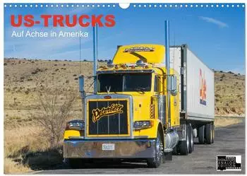 Calvendo US-Trucks - Auf Achse in Amerika Wandkalender 2027, DIN A3 quer