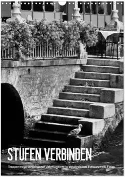 Calvendo Wandkalender &bdquo;Stufen Verbinden" 2027, DIN A3 hoch, Schwarzwei&szlig;-Fotos