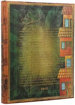 Paperblanks García Márquez, Hundert Jahre Einsamkeit 12-Monatskalender 2027 Ultra Tagesüberblick