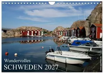 Calvendo Wundervolles Schweden 2027 Wandkalender DIN A4 quer