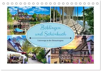 Calvendo Tischkalender 2027 "B&ouml;blingen und Sch&ouml;nbuch" DIN A5 quer