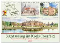 Sightseeing im Kreis Coesfeld (Tischkalender 2027 DIN A5 quer), CALVENDO