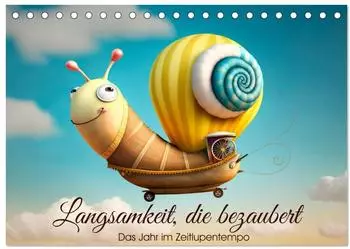 Calvendo Langsamkeit, die bezaubert &ndash; Das Jahr im Zeitlupentempo Tischkalender 2027 DIN A5 quer
