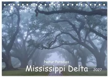 Calvendo Natur Paradies Mississippi Delta Tischkalender 2027 (DIN A5 quer)