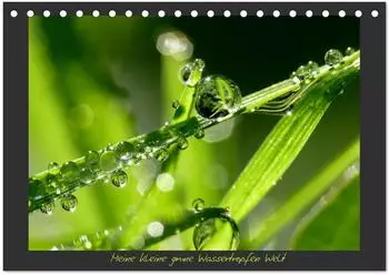 Calvendo Tischkalender 2027 &bdquo;Meine kleine gr&uuml;ne Wassertropfen Welt" DIN A5 quer