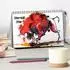 Calvendo Sternbild Stier Tischkalender 2027 DIN A5 quer