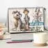 Calvendo Wuff und weg! Tischkalender 2027 DIN A5 quer